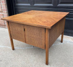 Mid century walnut end table