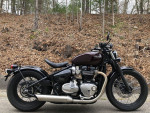 2020 Triumph Bonneville Bobber Morello Red/Jet Black Parallel Twin