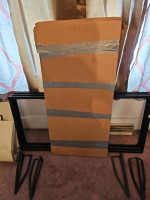 Black Glass coffee table