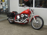 1999 CMC Softail Motorcycle (Orange Metallic) - Must See!
