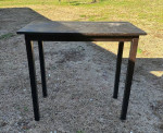 Wood Counter Height Pub Table Console Entryway