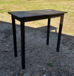 Wood Counter Height Pub Table Console Entryway