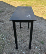 Wood Counter Height Pub Table Console Entryway