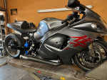 2008 Suzuki hayabusa gsx1300r for street and strip.