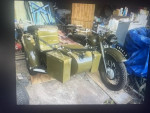 1942 WW 2-SIDECAR/BIKE-2 MILES