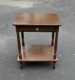 Vintage Single Drawer Night Stand Side Table