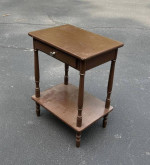 Vintage Single Drawer Night Stand Side Table
