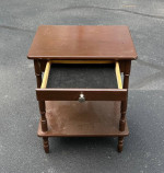 Vintage Single Drawer Night Stand Side Table