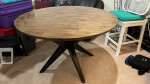 Legacy Classic Kateri Round Pedestal Table in Hazelnut Finish