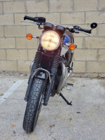2018 Triumph Bonneville T100 Fusion White and Aegean Blue