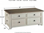 Ashley Farmhouse Lift Top Coffee Table