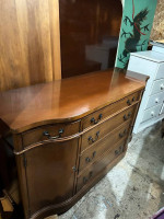 Large mahogany 1940’s sideboard/console table