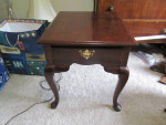 End table, cherry wood