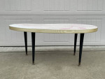Mid-Century Modern Kidney-Shape MOSAIC TILE Table - Vintage MCM Table