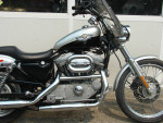 2003 Harley Davidson XL 883C Sportster Custom (Silver / Black)