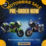 Automatic 150cc Roma Motorscooter / motorcycle || 2 Seater gas powered