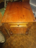 Wood End Table