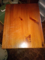Wood End Table