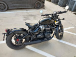 2018 Triumph Bonneville Bobber Black