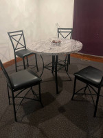 Kitchen table with four chairs
