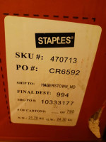 New Staples Computer Cart Table In Box