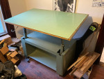 Vintage 1960s Mayline Desk-O-Matic II Drafting Table w/Orthographic Machine