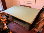 Vintage 1960s Mayline Desk-O-Matic II Drafting Table w/Orthographic Machine