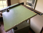 Vintage 1960s Mayline Desk-O-Matic II Drafting Table w/Orthographic Machine