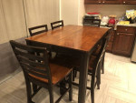 Counter height Table with 8 chairs
