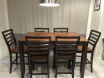 Counter height Table with 8 chairs