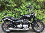 2022 Triumph Bonneville Speedmaster Jet Black Parallel Twin 1200