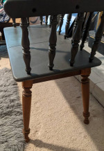 Vintage telephone chair entry chair table