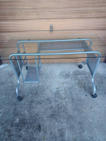 Computer table ¼” thick glass