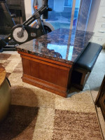 Cocktail Table with Ottoman