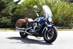 Used 2018 Indian Motorcycle® Scout® ABS Brilliant Blue over White