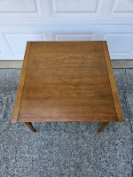Drexel Profile two-tier side table mid-century modern
