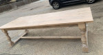 Custom Made Dining Table Solid Wood Modern Rustic Set Bench Chair