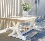 Custom Made Dining Table Solid Wood Modern Rustic Set Farmhouse Bench