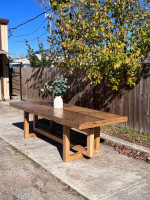 Custom Made Dining Table Solid Wood Modern Rustic Set Farmhouse Bench