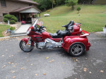 2010 Honda Goldwing GL1800 Trike and trailer