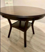 round wooden table