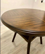 round wooden table