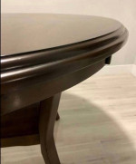 round wooden table