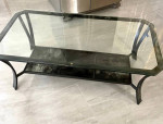 glass coffee table