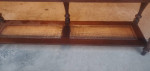 ENTRY TABLE WITH GLASS TOP