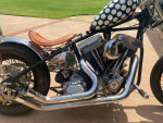 Harley bobber custom bike 100 miles