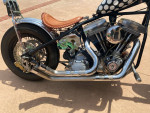 Harley bobber custom bike 100 miles