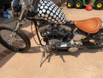 Harley bobber custom bike 100 miles