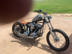 Harley bobber custom bike 100 miles