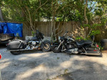 2 Harley Davidson's